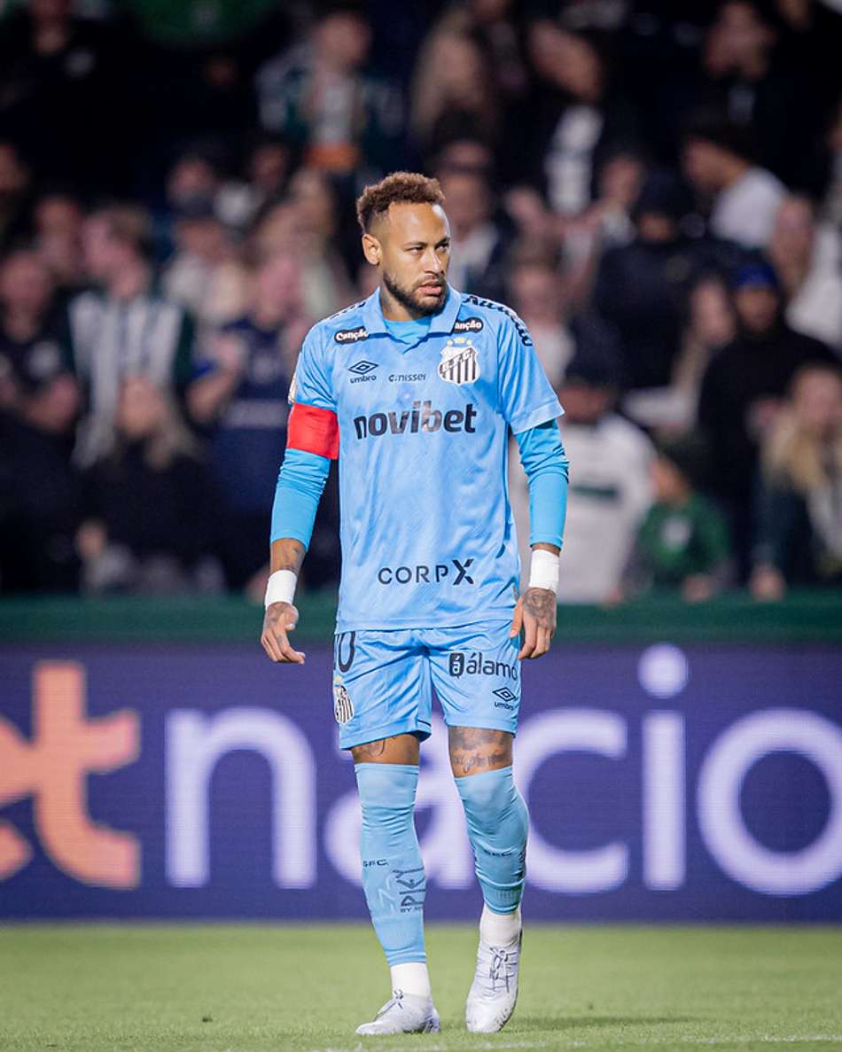 Neymar durante partida do Santos pela Copa do Brasil. (Foto: Raul Baretta/ Santos FC)