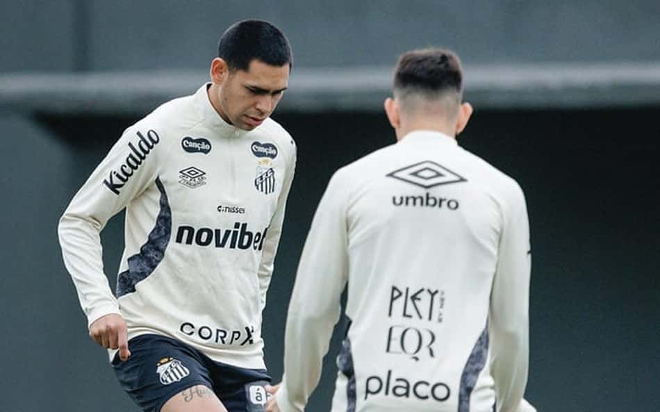 Com Caballero, Santos segue preparação para duelo contra o Botafogo