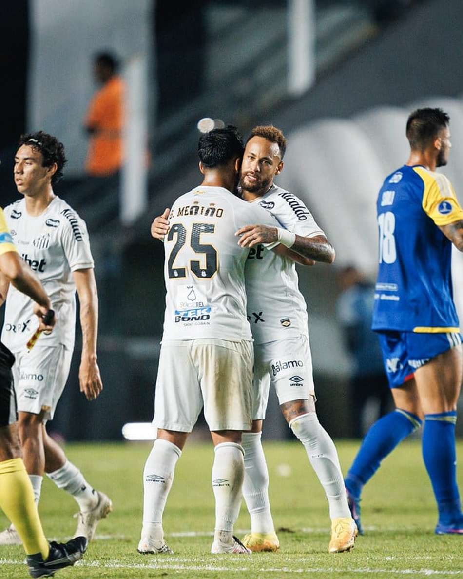 Neymar durante vitória do Santos contra UVC. (Foto: Raul Baretta/ Santos FC)