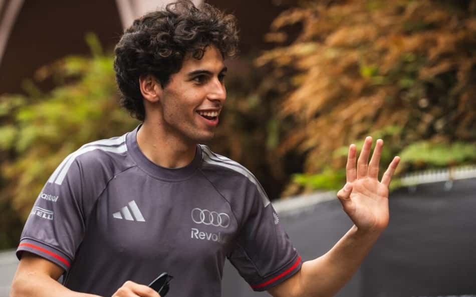 Brasileiro Gabriel Bortoleto no circuito de Mônaco de Fórmula 1. (Foto: Andrej ISAKOVIC / AFP)