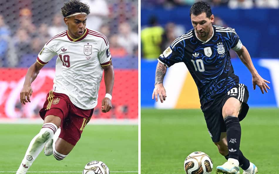 Espanha x Argentina marca duelo entre juventude e experiência na final da Copa