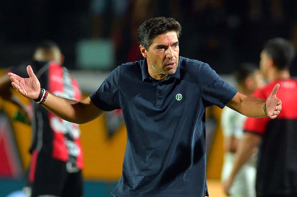 Abel Ferreira em Vitória x Palmeiras