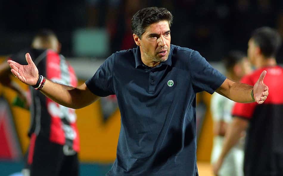 Abel Ferreira em Vitória x Palmeiras