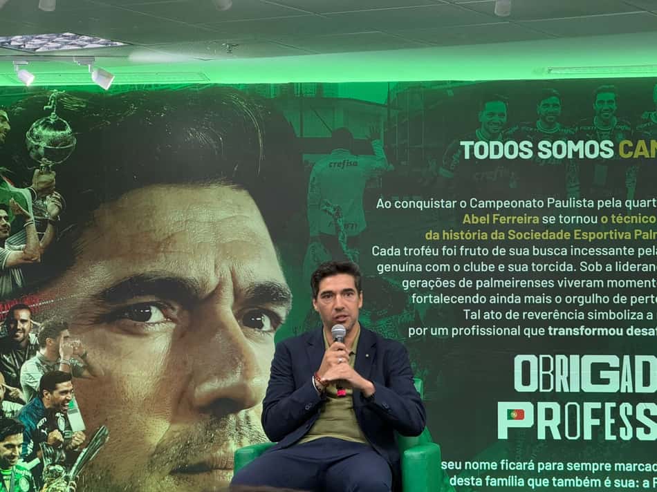 Abel Ferreira, técnico do Palmeiras