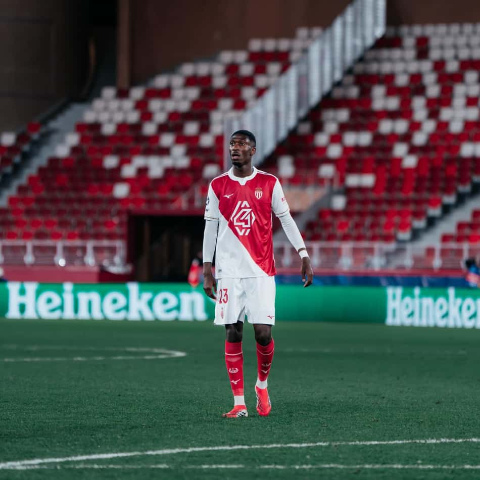 Aladji Bamba em ação pelo Monaco