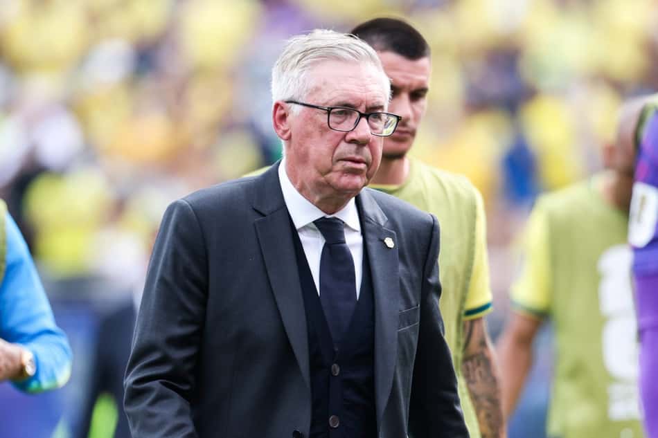 Ancelotti na eliminação no Brasil da Copa do Mundo