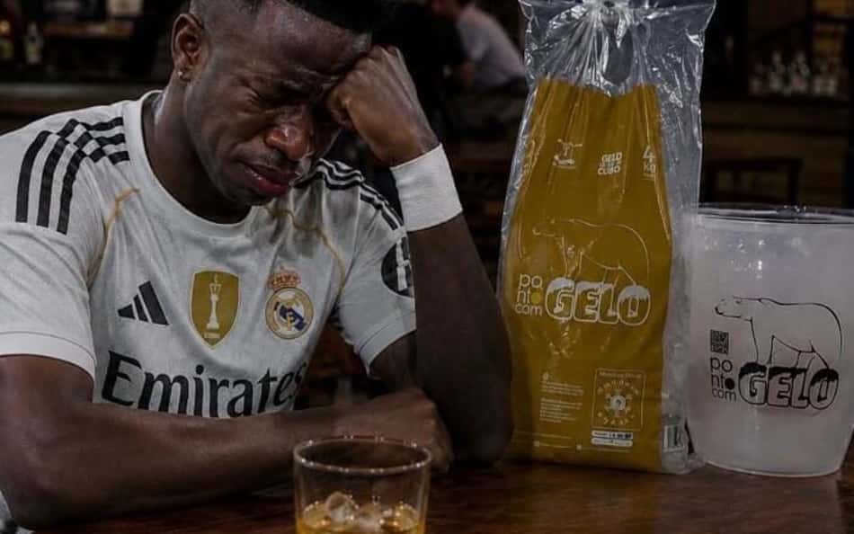 Irmã do presidente da CBF usa imagem de Neymar e Vini em anúncio de gelo sem autorização