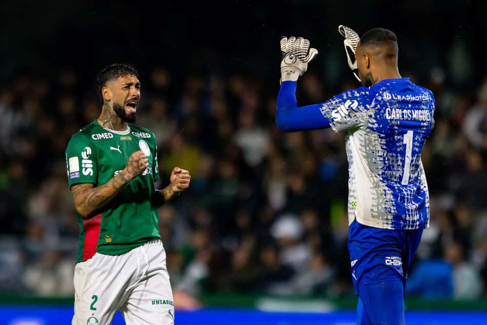 Barboza em estreia pelo Palmeiras