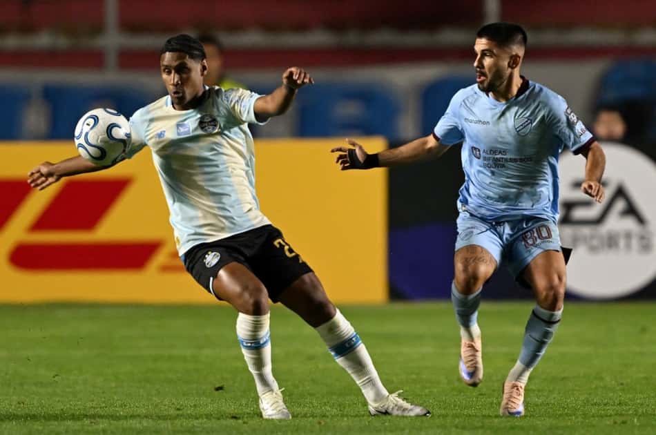 Bolívar venceu o Grêmio por 3 a 2 em jogo agitado na Sul-Americana