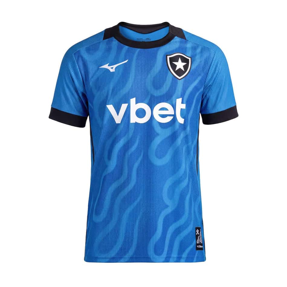 Camisa II de goleiros do Botafogo é na cor azul