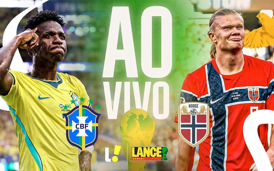 AO VIVO: Assista ao duelo entre Brasil e Noruega com o Lance!TV