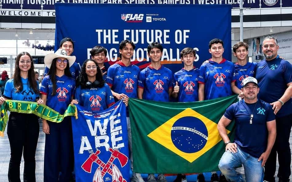 Braves Academy representa o Brasil no maior torneio juvenil de flag football