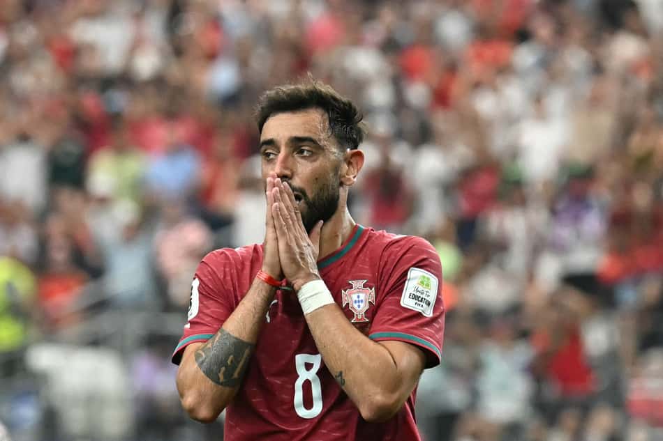 Bruno Fernandes pela seleção portuguesa