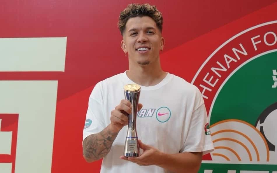 Bruno Nazário joga pelo Henan FC, da China