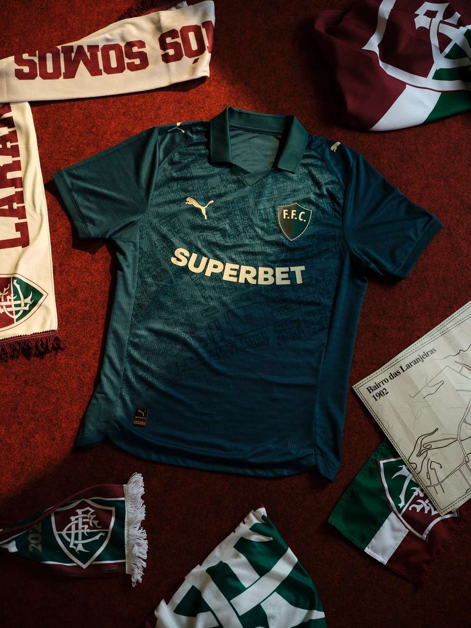 Camisa nova do Fluminense verde