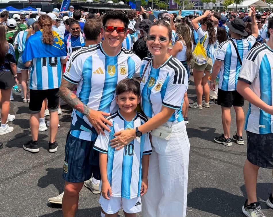 Cano com a família na final da Copa do Mundo 2026