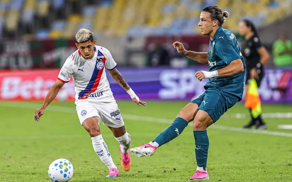 Canobbio em ação durante Fluminense x Bahia pelo Brasileirão