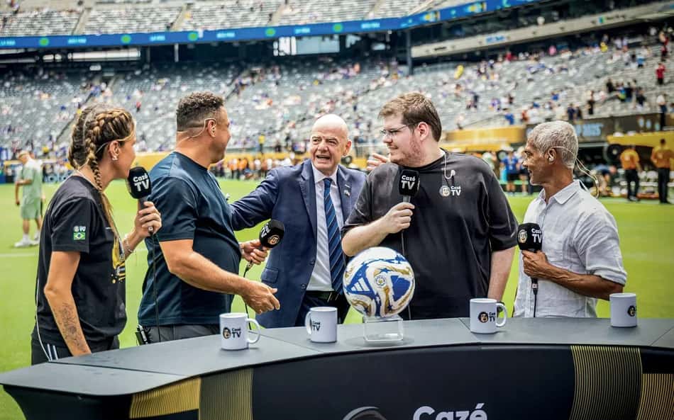 CazéTV transmite jogos de quase metade dos jogadores da Copa; veja