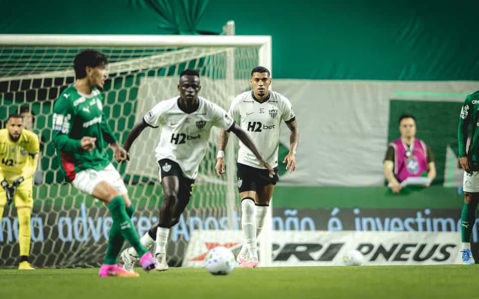 Cissé em Palmeiras x Atlético (Foto: Pedro Souza / Atlético)