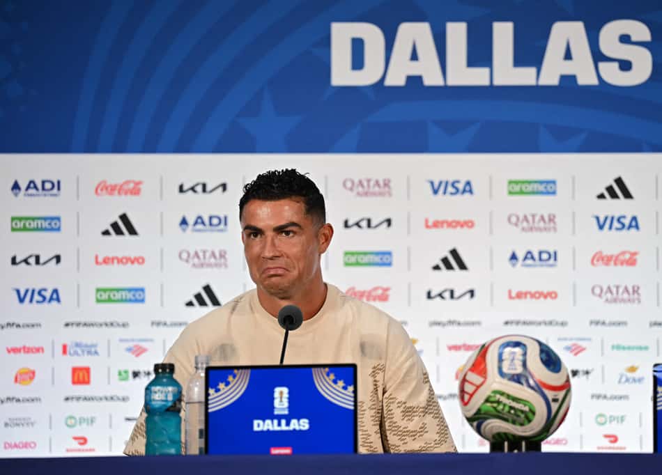 CR7 em coletiva
