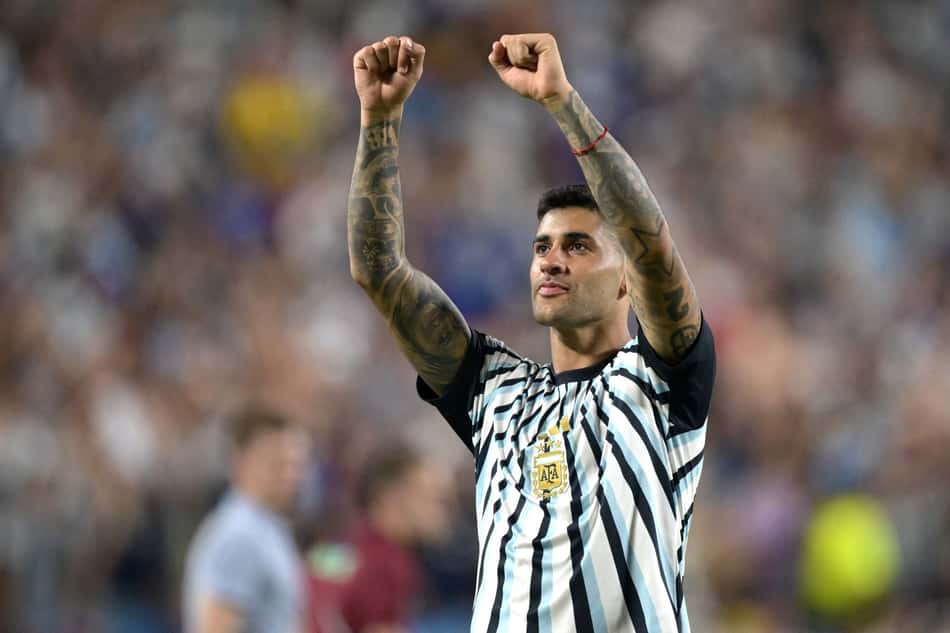 Cuti Romero comemora classificação da Argentina sobre a Suíça às semifinais da Copa do Mundo