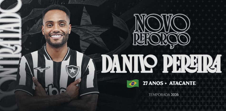 Foto de anuncio de Danilo Pereira no Botafogo