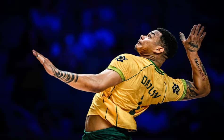 Recuperado, Darlan reforça Brasil contra os Estados Unidos pela VNL