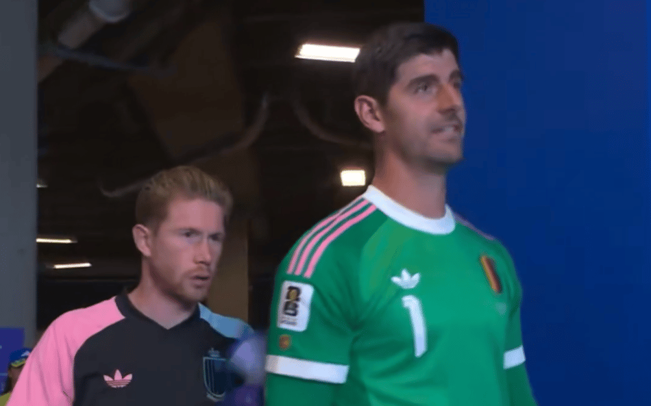 Vídeo de Courtois e De Bruyne viraliza antes de Bélgica x Espanha na Copa