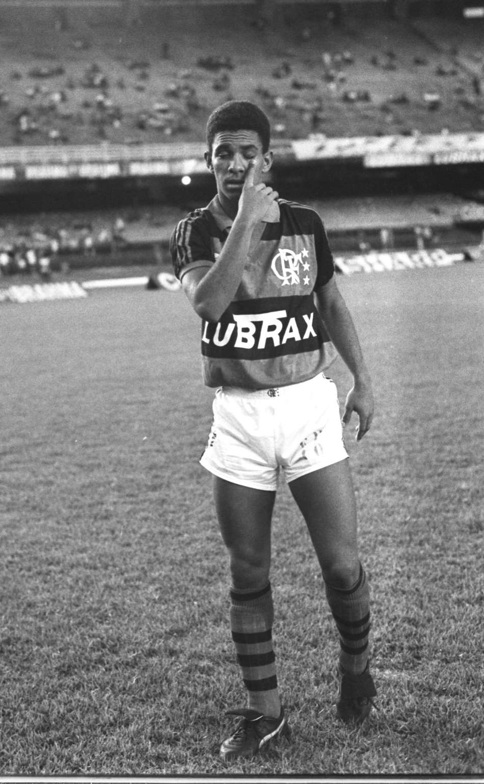 Djalminha com uniforme do Flamengo