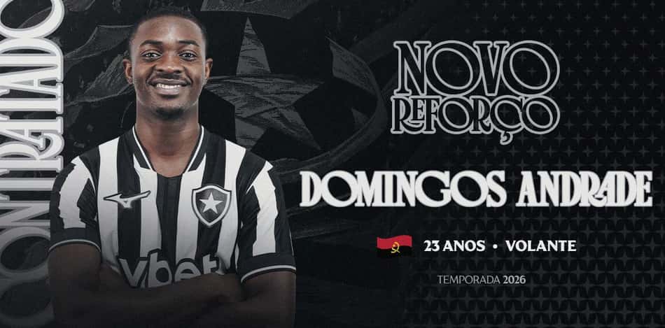 Domingos Andrade é o novo reforço do Botafogo