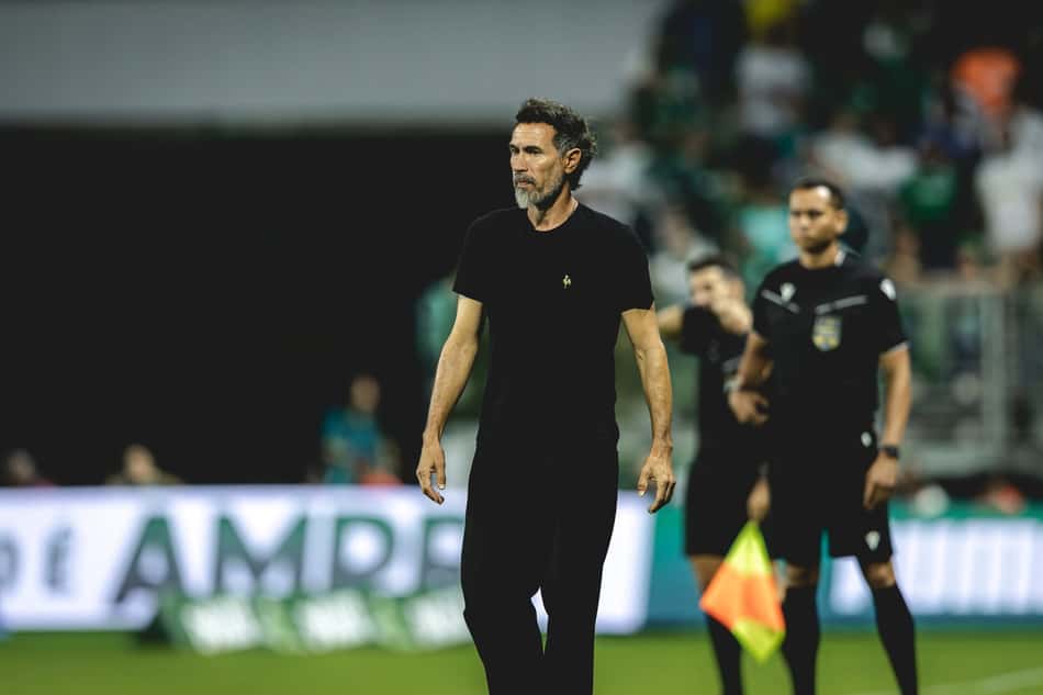 Domínguez em Palmeiras x Atlético (Foto: Pedro Souza / Atlético)