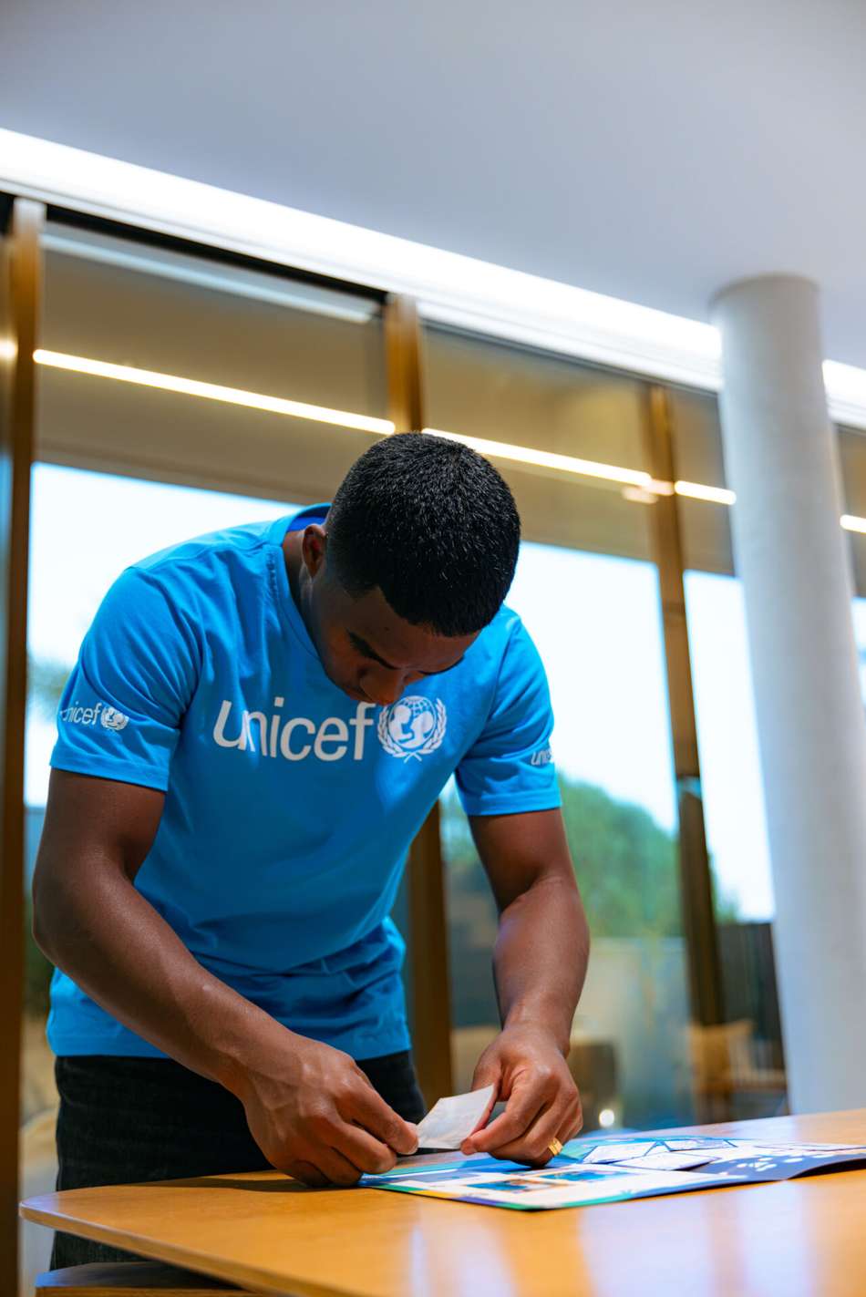 Endrick é o novo embaixador do UNICEF