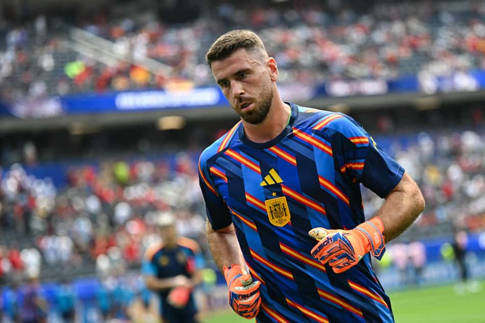Unai Simón é o goleiro titular da seleção espanhola