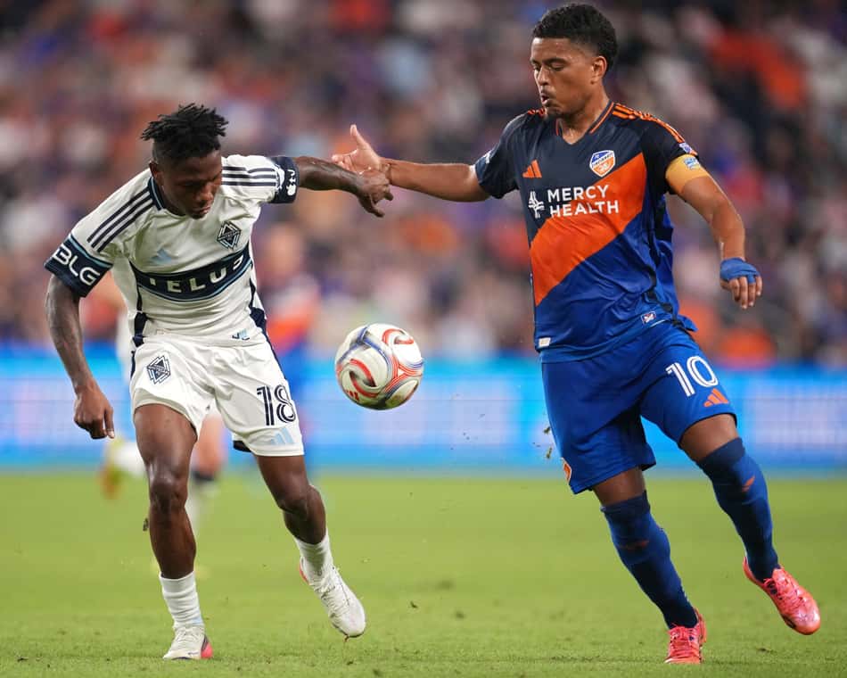 Evander em ação pelo FC Cincinnati, na MLS