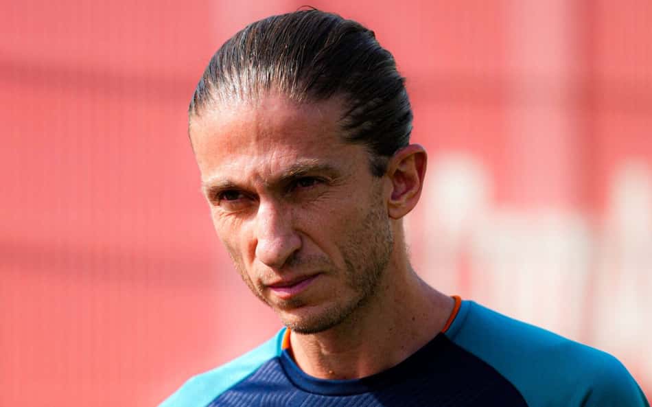 Filipe Luís em pré-temporada pelo Monaco