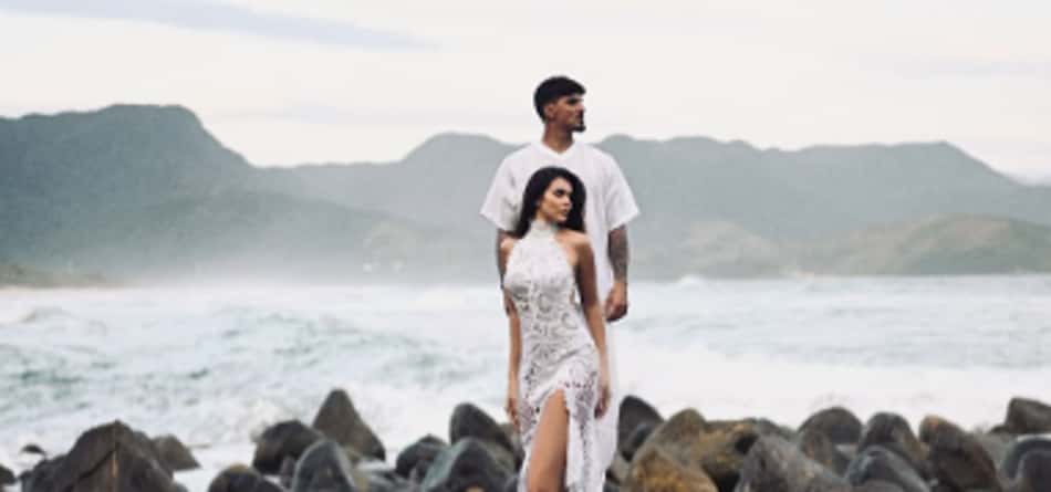 Durante seu casamento, Gabriel Medina anuncia gravidez de sua esposa (Foto: Reprodução/Instagram)