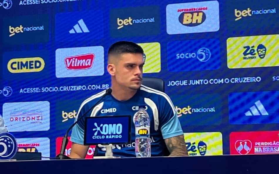 Apresentado pelo Cruzeiro, Gabriel Pec diz sentir saudade da pressão do futebol brasileiro
