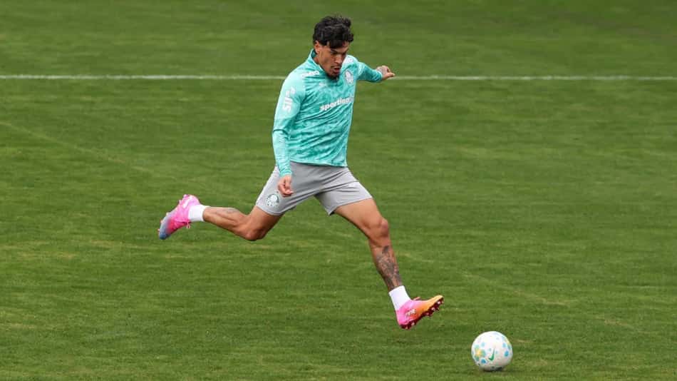 Gustavo Gómez volta a treinar com o Palmeiras após disputar a Copa do Mundo