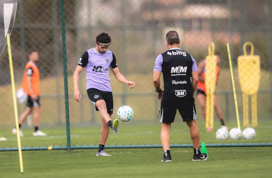 Gustavo Scarpa transição (Foto: Pedro Souza / Atlético)