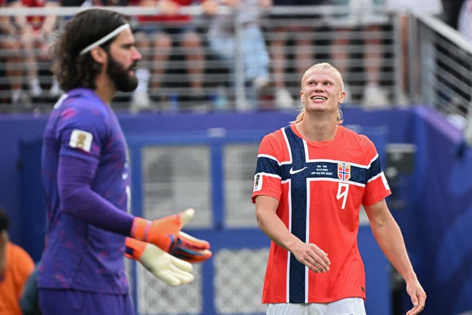 Haaland abriu o placar em Brasil x Noruega pelas oitavs de final da Copa do Mundo 2026