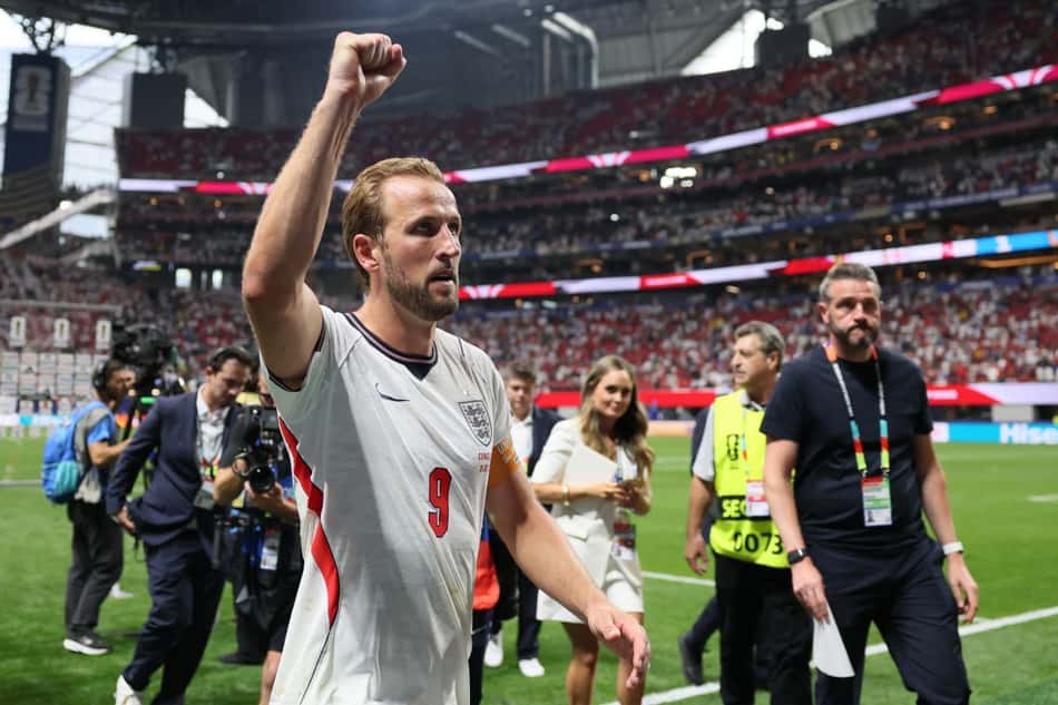 Harry Kane comemora vitória da Inglaterra sobre a República Democrática do Congo pela Copa do Mundo