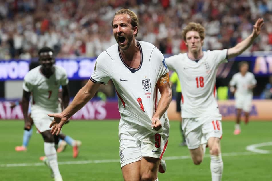 Harry Kane, autor de dois gols da classificação inglesa na Copa do Mundo.
