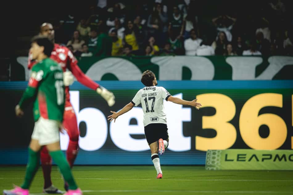 Igor Gomes em Palmeiras x Atlético (Foto: Pedro Souza / Atlético)