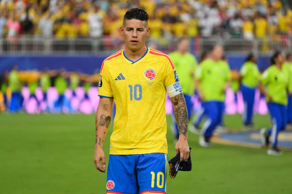 James Rodríguez em sua última copa pela Colômbia