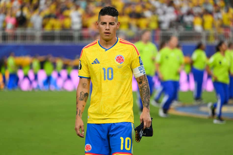 James Rodríguez em sua última copa pela Colômbia