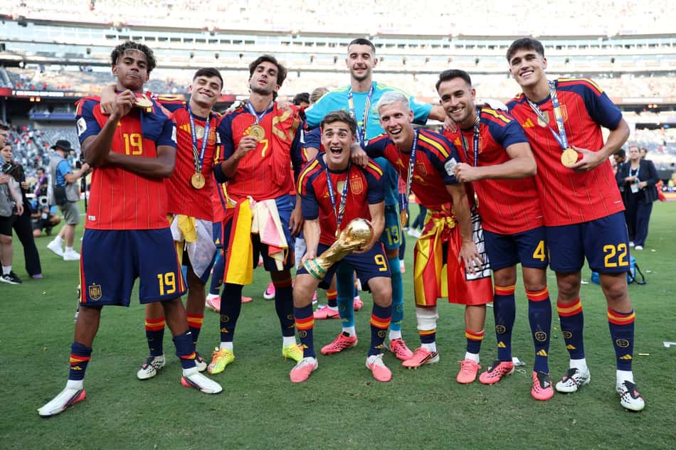 Jogadores do Barcelona que foram campeões do mundo pela Espanha
