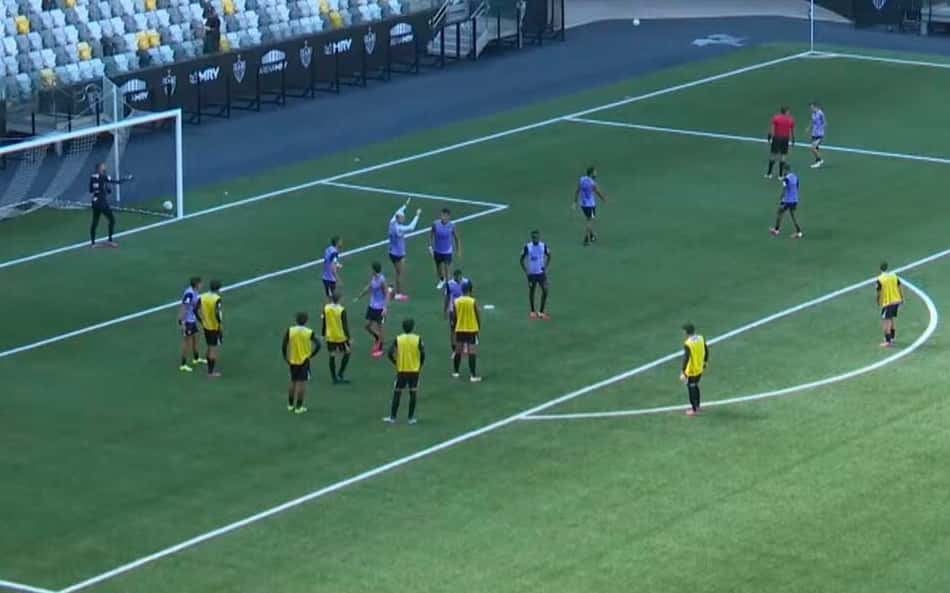 Atlético faz jogo-treino entre elenco principal e equipe sub-20: veja os destaques