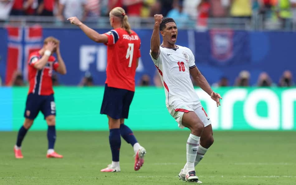 Dê suas notas: Inglaterra vence com show de Bellingham e elimina Noruega
