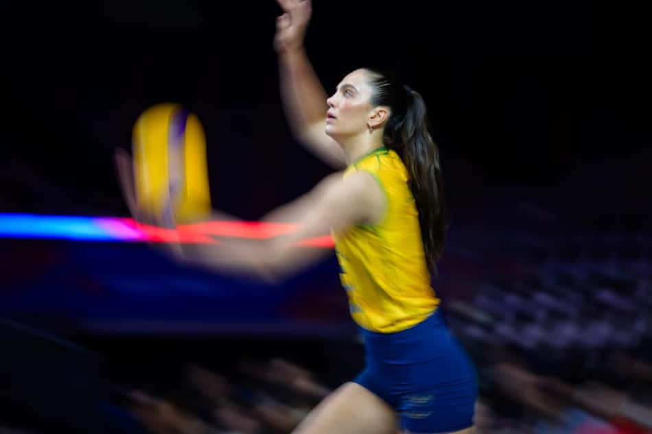 Julia Kudiess em Brasil x Polonia na VNL 2026 