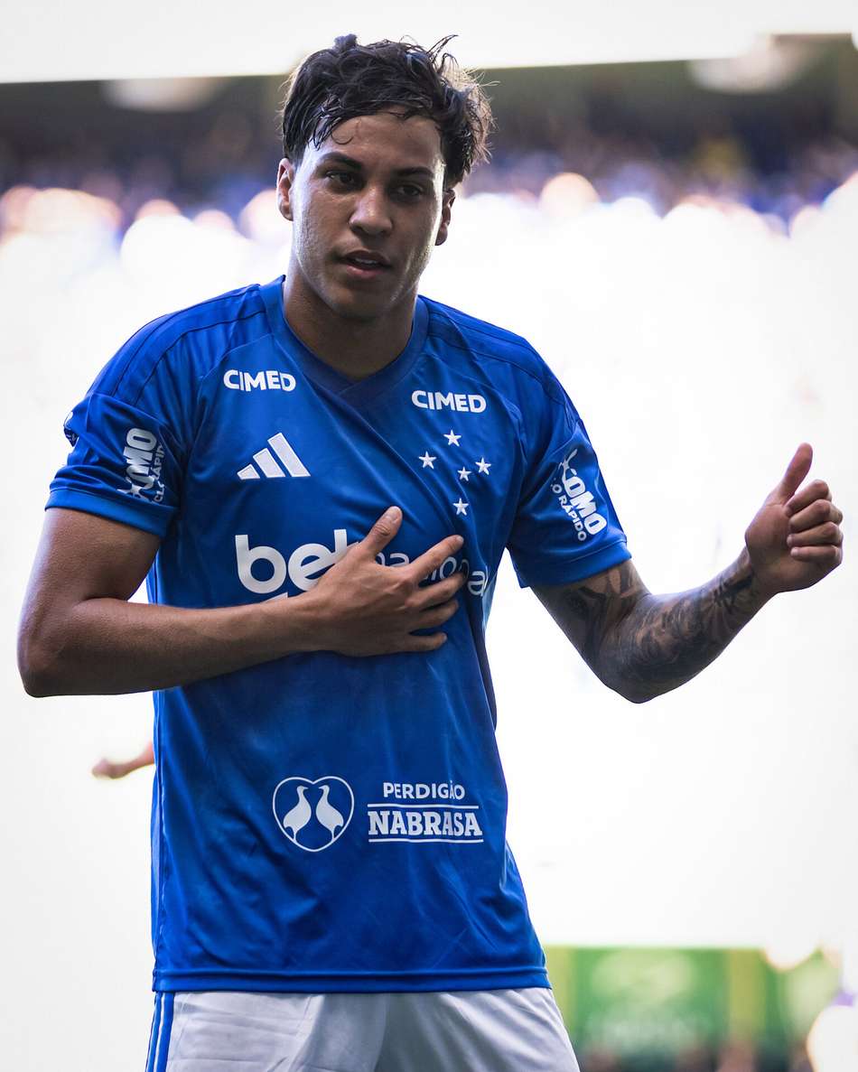 Kaio Jorge comemora gol dançando (Foto: Gustavo Aleixo/Cruzeiro)